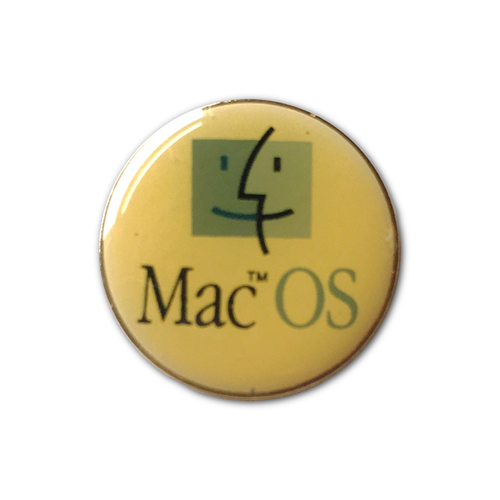 Round Mac OS Pin