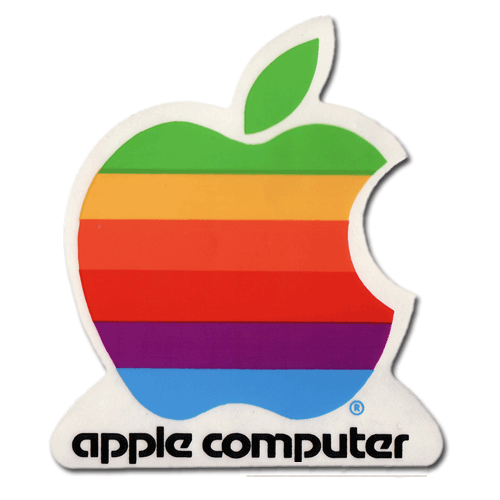 Original Apple 4 Inch Sticker
