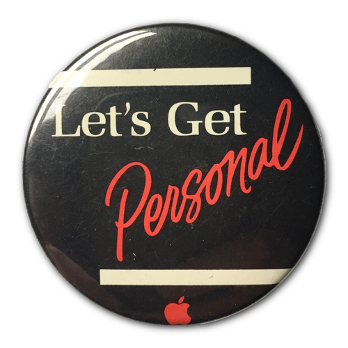 Let's Get Personal Button