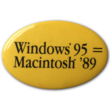 Win 95 = Mac 89 Button