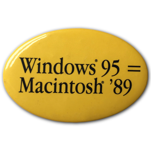 Win 95 = Mac 89 Button