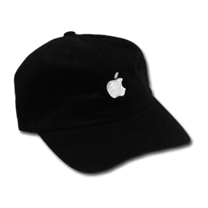 Black Apple Baseball Cap