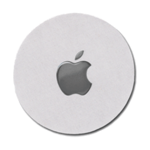 Graphite Apple Mouse Pad