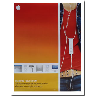 Red iPod Shuffle Poster