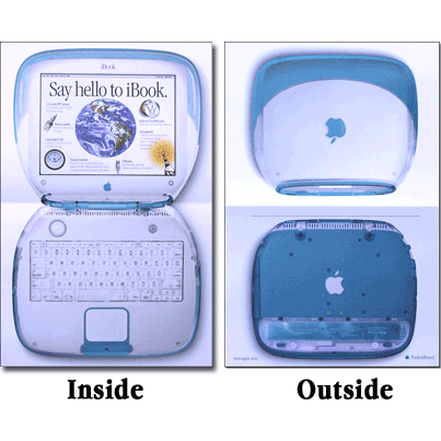 Blue iBook Folded Poster – The Missing Bite