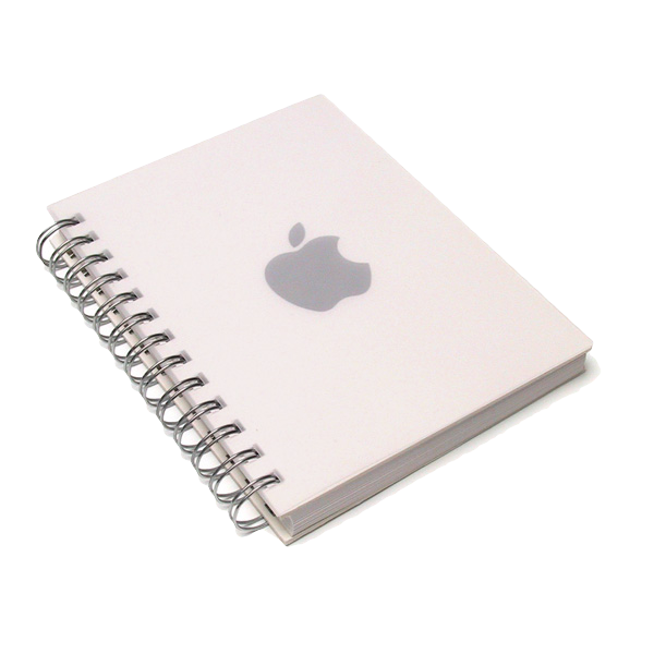 Grey Apple Notebook